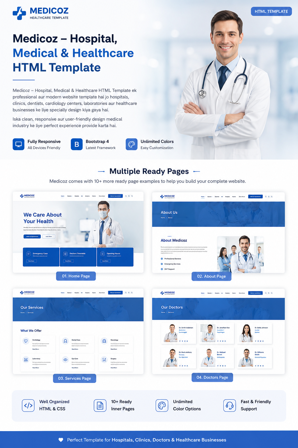 Medicoz- Hospitals Templates