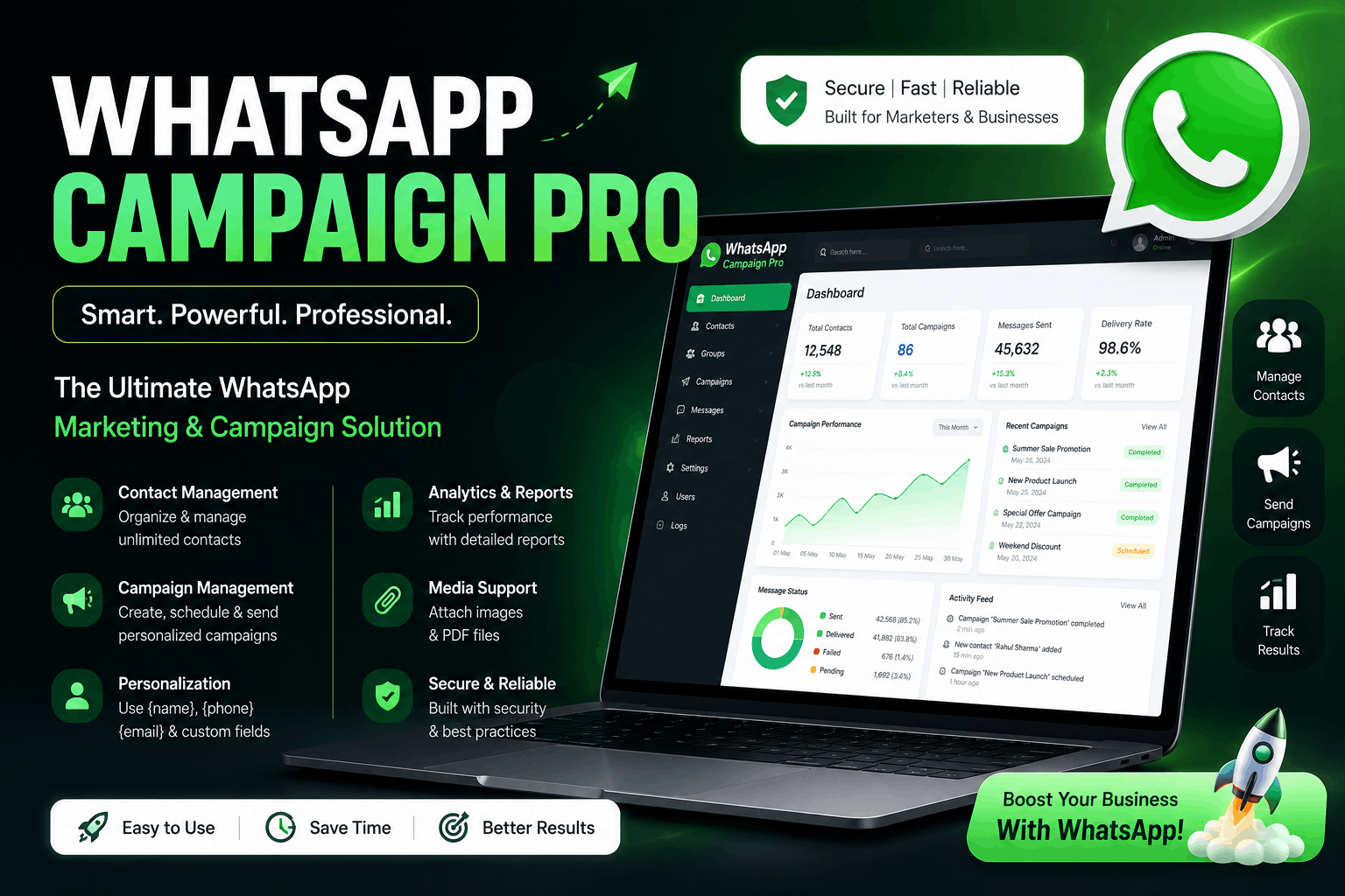 WhatsApp Campaign Manager Pro